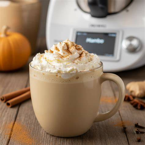 Pumpkin Spice Latte con crema y canela