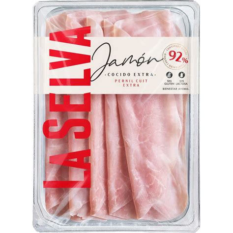 Jamón cocido extra en lonchas