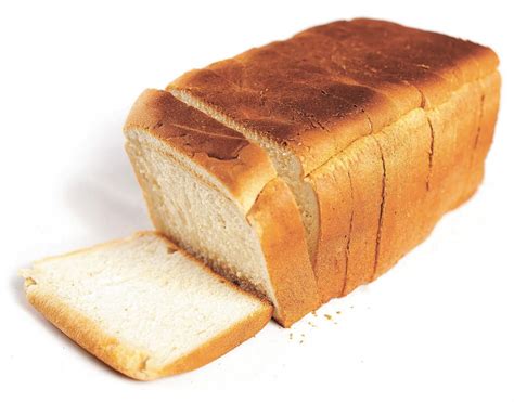 Pan de miga cortado en rebanadas finas