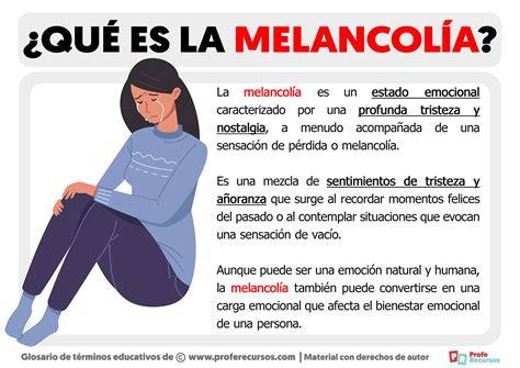 Representación artística de la melancolía y los recuerdos internos