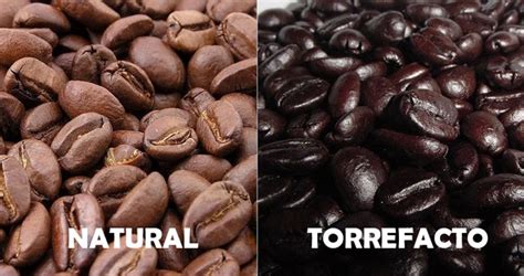 Café torrefacto en grano y molido, destacando su color oscuro y brillo