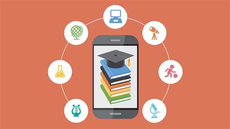 Estudiantes utilizando dispositivos móviles para el aprendizaje en línea