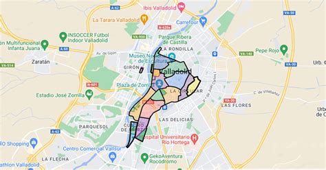 Mapa de ubicación de Pollos en Valladolid