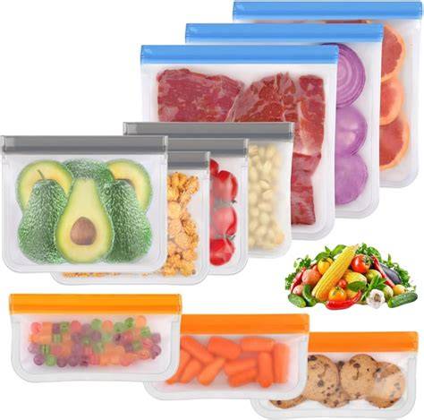 Bolsas de silicona reutilizables para congelar