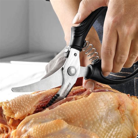 Utensilios para cortar pollo