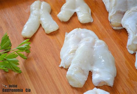 Cocochas de bacalao frescas