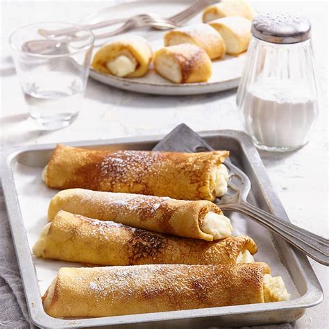 Crepes dulces con mascarpone y quark