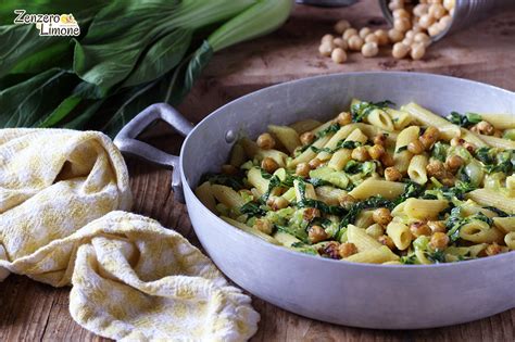Plato de garbanzos con Pak Choi y calabaza