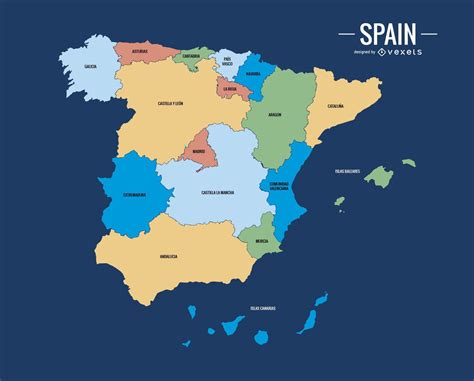 Mapa de España con ubicaciones de cines Ábaco-CineBox