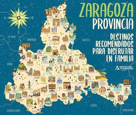 Mapa de Zaragoza con la ubicación de los restaurantes asturianos