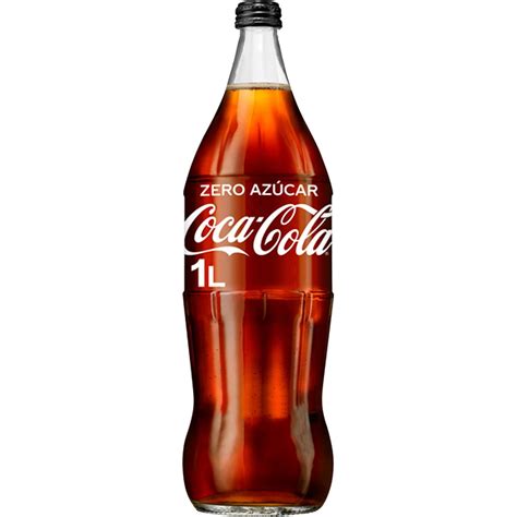 Botella de Coca-Cola Zero Azúcar de 1 litro