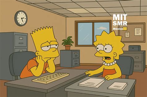 Bart y Lisa investigando