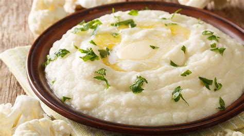 Puré de coliflor cremoso