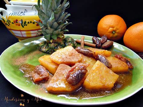 Naranja salteada con granada y canela