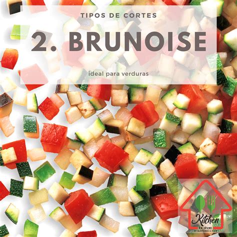Vegetales picados en cubitos pequeños (brunoise)