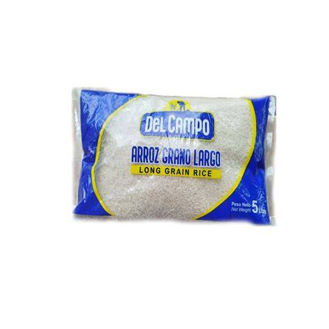 Campo de arroz de grano largo