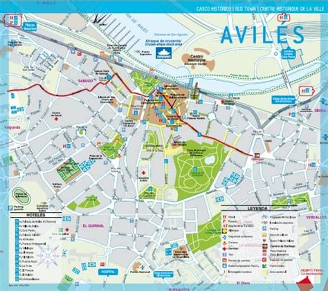 Mapa de ubicación de la panadería en el centro de Avilés
