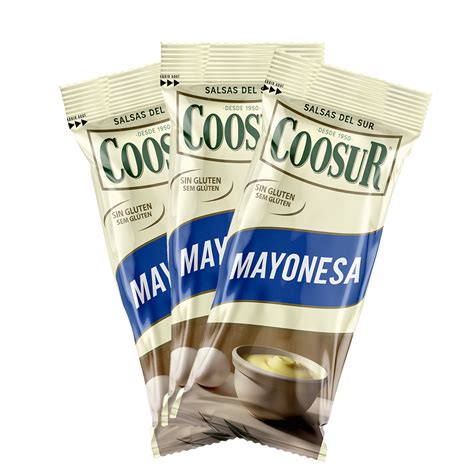 Sobres monodosis de mayonesa Coosur
