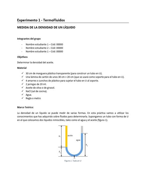 Infografía sobre cómo medir la densidad del aceite de forma casera