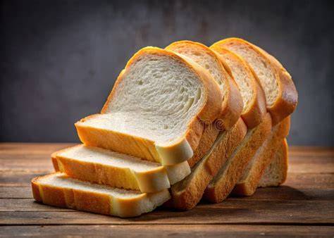 Rebanadas de pan listas para preparar