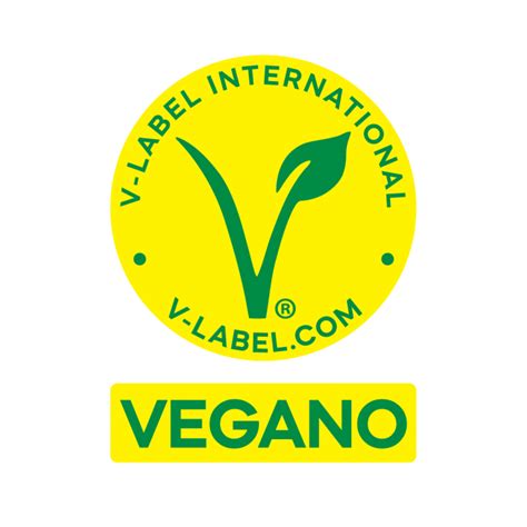 Logo V-Label para productos veganos
