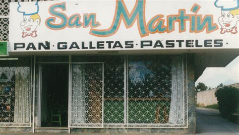 Imagen de la fachada de la primera panadería San Martín