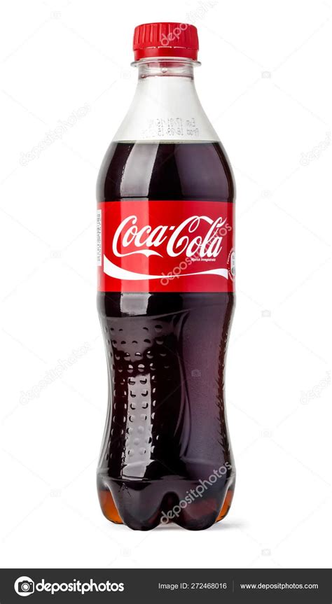 Botellas de plástico de Coca-Cola en el océano