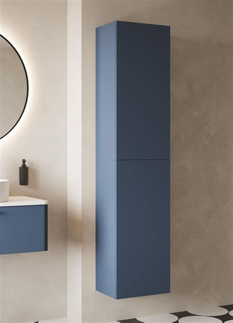 Columna de baño de 30x40 cm en color berenjena