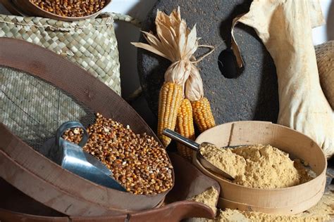 Sacos de gofio y campos de cereal en Canarias