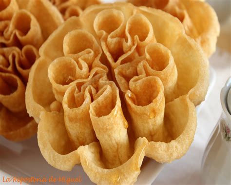 Flores fritas con miel de Murcia