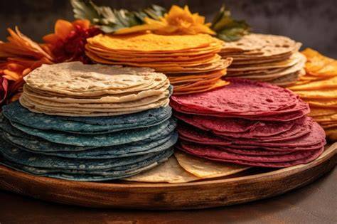 Variedad de tortillas mexicanas