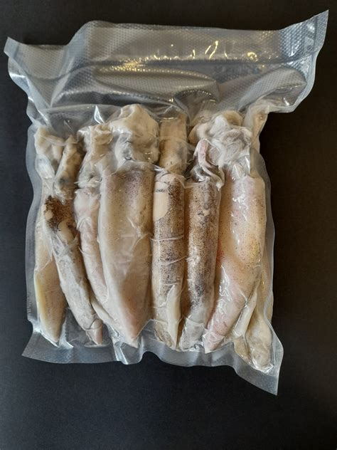 Chipirones frescos y congelados