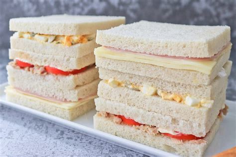 Variedades de sándwiches de huevo