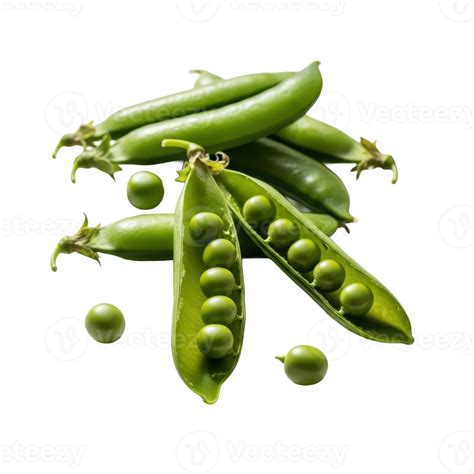 Vaina de guisantes con semillas