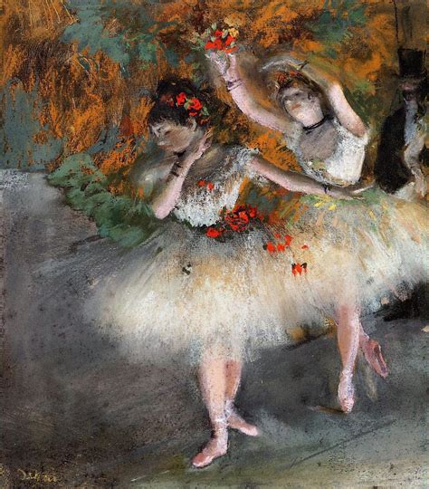 Pintura de Edgar Degas con técnica pastel