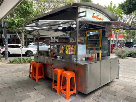 Puesto callejero de Currywurst en Berlín