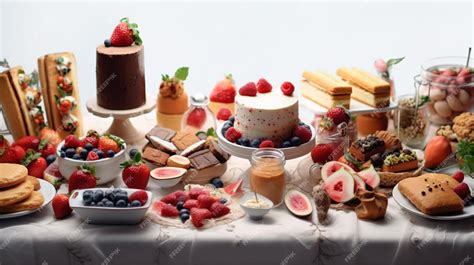 Mesa con variedad de postres asturianos