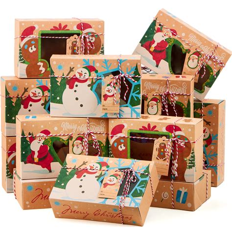 Caja de galletas de cacahuete para regalo