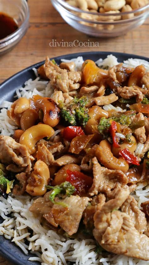 Ingredientes básicos para la receta de pollo estilo oriental