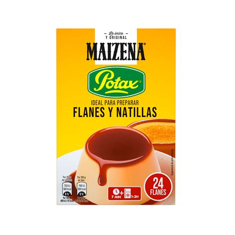 Flan Potax con cobertura de chocolate