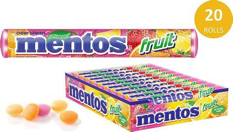 Caramelos Mentos en sus diferentes sabores y formatos