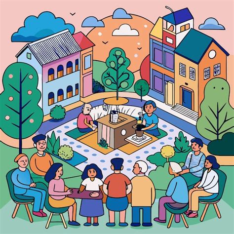 Imagen de la cena comunitaria entre peregrinos