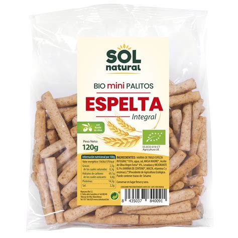 Masa para palitos de espelta