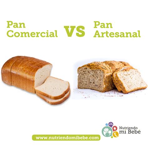 Comparación nutricional entre pan casero y pan comercial
