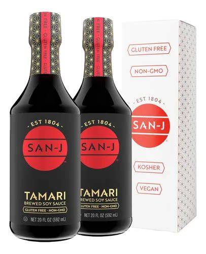 Botellas de salsa tamari sin gluten