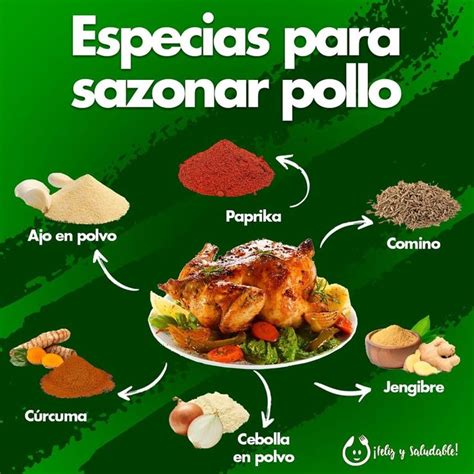 especias para sazonar pechuga de pollo