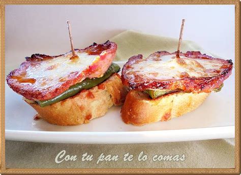 Montaditos de lomo con mayonesa