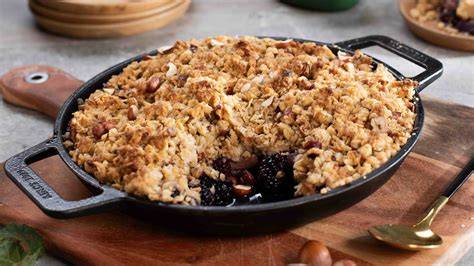 Crumble de frutos secos y pan