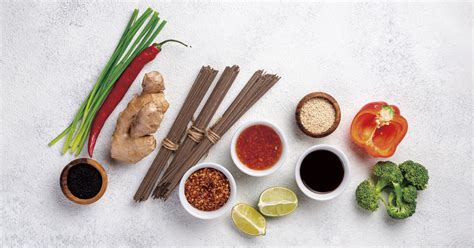 Ingredientes básicos para cocina asiática: soja, jengibre y sésamo
