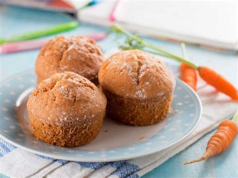 Ingredientes para hacer magdalenas de zanahoria veganas